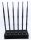 6 Antenna High Power GPS/Wifi/VHF/UHF Cell Phone Signal Jammer 50 Metres