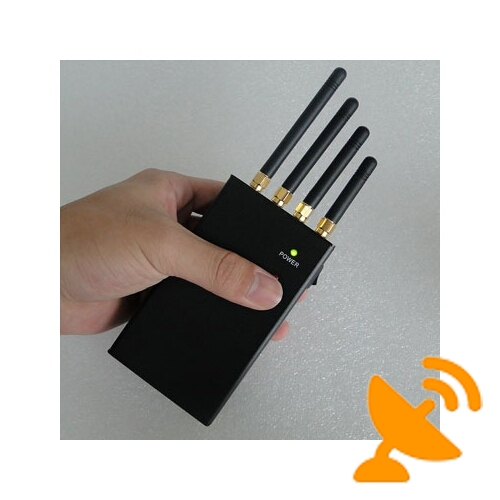 High Power Portable Mobile Phone Jammer Wifi Blocker Full Band - Click Image to Close
