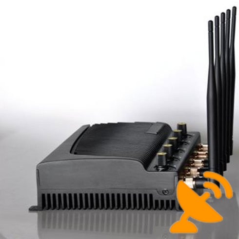 Adjustable Cell Phone Jammer for 3G GSM CDMA DCS PHS - Click Image to Close