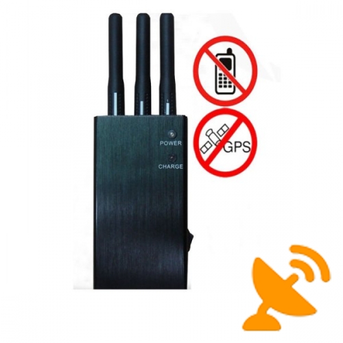 5 Band Portable GPS,GSM,CDMA,DCS,PHS Cell Phone Signal Blocker Jammer - Click Image to Close
