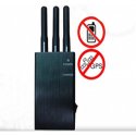 Cell Phone Jammer + Wireless Video Wifi Blocker Portable 5 Band