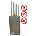 5 Band Portable Cell Phone + GPS Signal Jammer 10 Metres