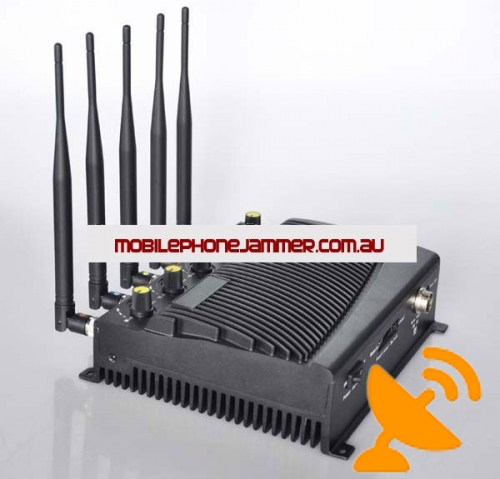 5 Band Cell phone Jammer 3G GSM GPS Wifi Bluetooth - Click Image to Close