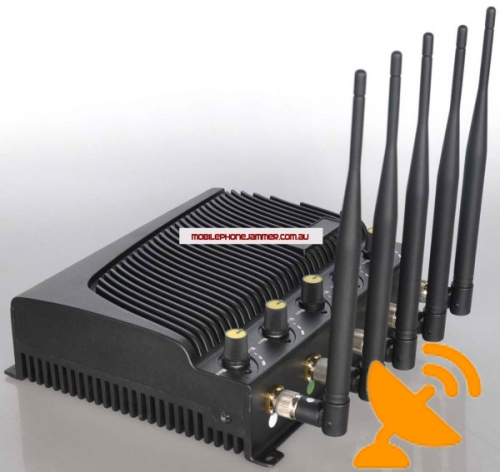 Adjustable 5 Band Cell phone Jammer 3G Wifi Bluetooth GSM - Click Image to Close