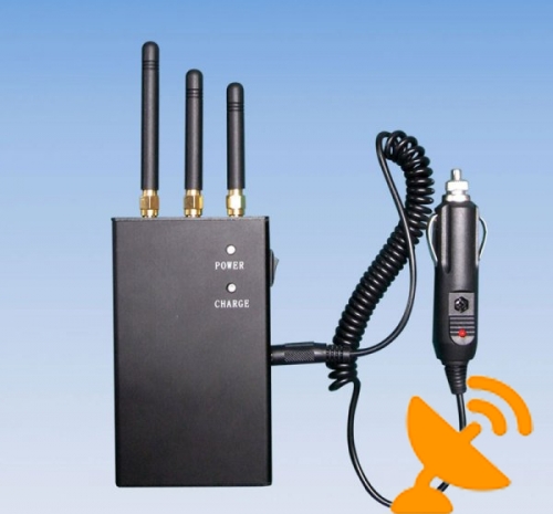 3W Mobile Phone Jammer High Power Signal Blocker Portable - 20 Metres - Click Image to Close