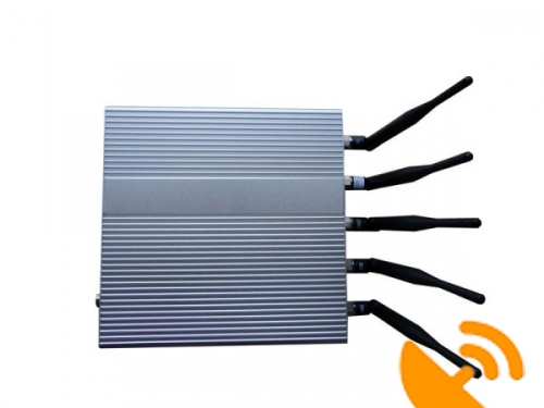 5 Antenna Cell Phone Jammer for 3G GSM CDMA - Click Image to Close