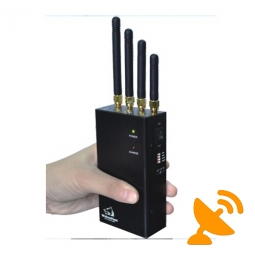 Handheld Cell Phone Blocker + Wifi Jammer with Cooling Fan