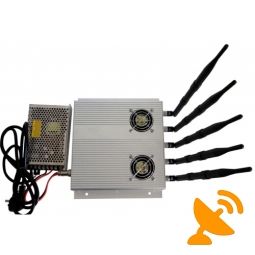 25W 2400 MHz - 2500 MHz Cell Phone + Wifi Jammer