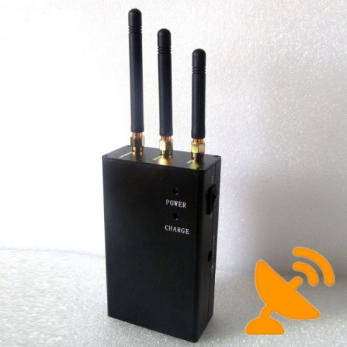3W Mobile Phone Jammer High Power Signal Blocker Portable - 20 Metres - Click Image to Close