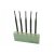 Cell Phone Jammer Jamming with Remote Control and 5 Antennas