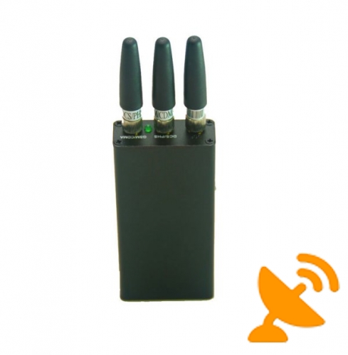 Mini Portable GPS + Cell Phone Jammer [GPS,GSM,CDMA,DCS] - Click Image to Close