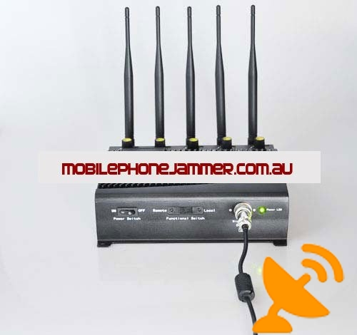 Adjustable 5 Band Cell phone Jammer 3G Wifi Bluetooth GSM - Click Image to Close