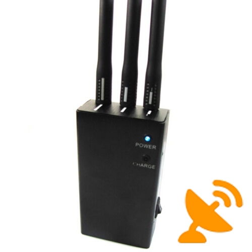 Portable Mobile phone Signal Blocker + GPS Jammer - Click Image to Close