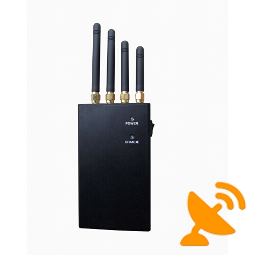 4G Lte Jammer 3G Cell Phone Signal Blocker 2W 4 Band Portable - Click Image to Close