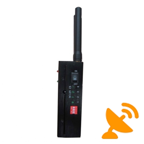 High Power Portable 3G GSM CDMA DCS PCS GPS Cell Phone Signal Blocker - Click Image to Close