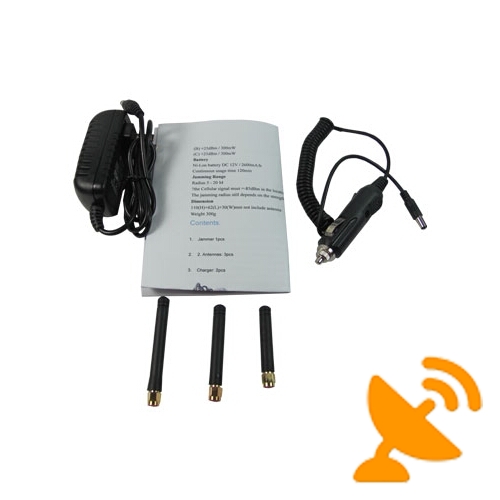 Portable High Power Mobile Phone Signal Blocker [3G GSM CDMA DCS PCS] - Click Image to Close