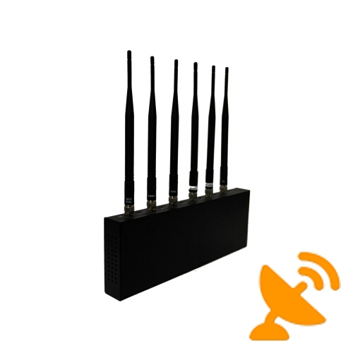 Wifi Jammer + Cell Phone Signal Blocker 6 Antennas - Click Image to Close