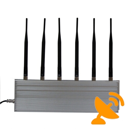 Wall Mounted 3G Cell Phone Signal Blocker + 315MHz 433MHz RF Jammer - Click Image to Close