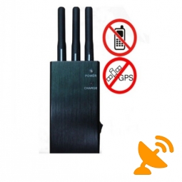 5 Band Portable GPS + Cell Phone Signal Blocker Jammer 10 Metres