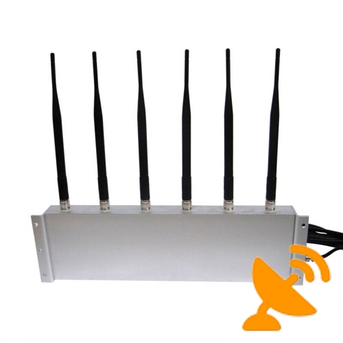 3G Mobile Phone Jammer + 315MHz 433MHz RF Jammer Wall Mounted - Click Image to Close