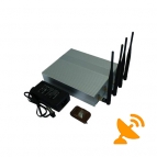 Desktop Cell Phone Signal Blocker Jammer with Remote