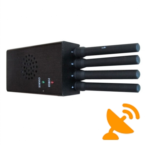 Portable High Power Cell Phone Jammer + 3G 4G Lte - Click Image to Close