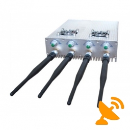 3G,CDMA,GSM DCS,PCS Cell Phone Jammer with Cooling Fans - 25 Metres