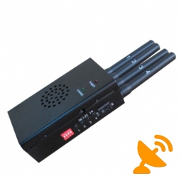 Portable High Power Cell Phone Jammer + 3G 4G Lte