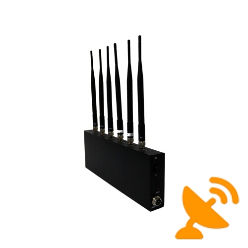 Wifi Jammer + Cell Phone Signal Blocker 6 Antennas - Click Image to Close