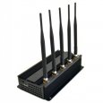 High Power 5 Antenna Phone Jammer + GPS Signal Blocker Jammer 40 Metres