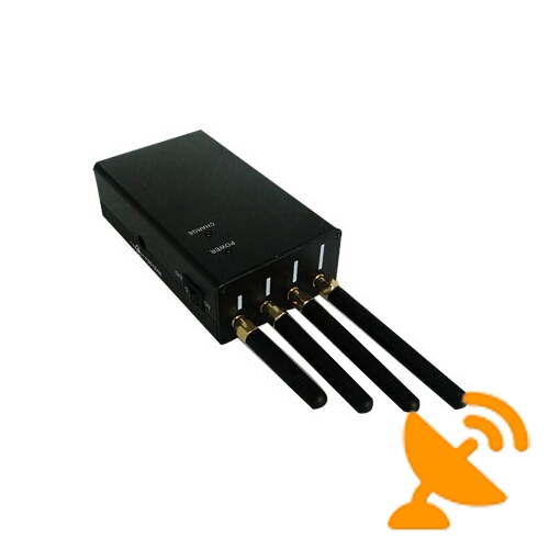 High Power Portable Mobile Phone Jammer Wifi Blocker Full Band - Click Image to Close
