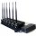 Adjustable 15 W 6 Antenna Cell Phone Signal Blocker + Wifi + UHF High Power Jammer