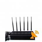 6 Antenna GPS + Cell Phone + RF Signal Jammer Blocker [GPS,GSM,DCS,PCS,3G,RF(315MHz/433MHz)]