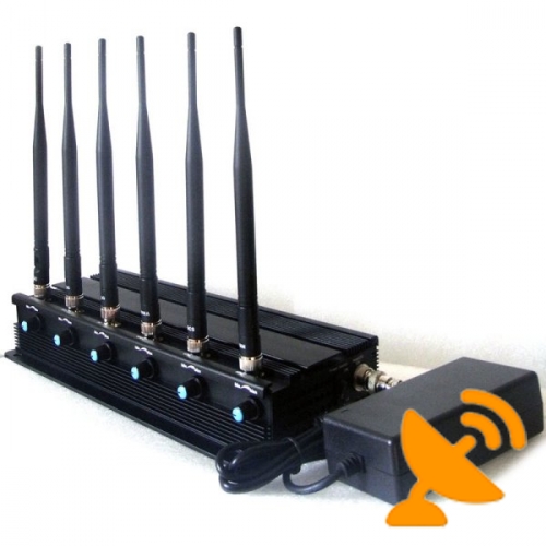 Advanced High Power Wifi+GPS+Cellular Phone Signal Jammer 40 Metres - Click Image to Close