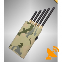 Handheld Mobile Phone Jammer + GPS Jammer + Wifi Jammer