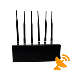 Wifi Jammer + Cell Phone Signal Blocker 6 Antennas