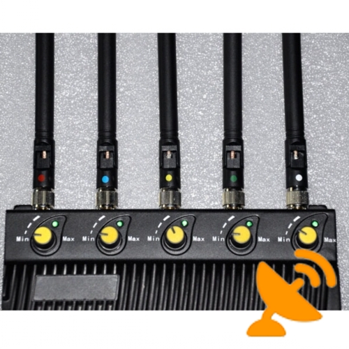 Adjustable 12W GSM 3G 4G Jammer - Click Image to Close