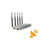 Desktop Cell Phone Signal Blocker + UHF Audio Jammer 5 Band