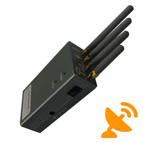 High Power Portable Cell Phone Signal Blocker Jammer - Click Image to Close