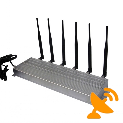 3G Mobile Phone Jammer + 315MHz 433MHz RF Jammer Wall Mounted - Click Image to Close