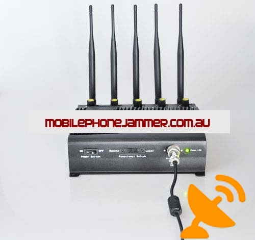 5 Band Cell phone Jammer 3G GSM GPS Wifi Bluetooth - Click Image to Close