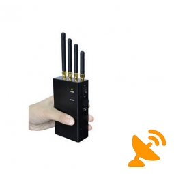 4G Lte Jammer 3G Mobile Phone Jammer 2W 4 Band Portable