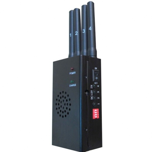 Portable GPS + Cell Phone Jammer Signal Blocker High Power