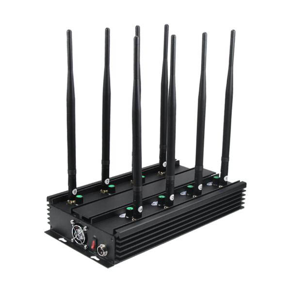 Ultimate 8-Band Wireless Signal Jammer Terminator for Mobile Phone, WiFi Bluetooth, LoJack, UHF, VHF, GPS