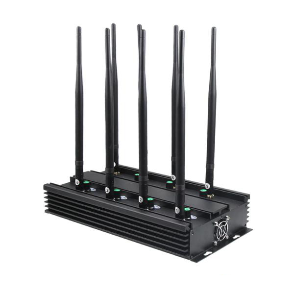 Ultimate 8-Band Wireless Signal Jammer Terminator for Mobile Phone, WiFi Bluetooth, LoJack, UHF, VHF, GPS