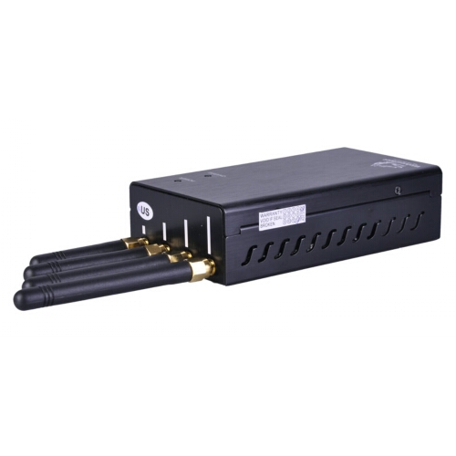 Portable Mobile Phone + Wifi Jammer with Cooling Fan