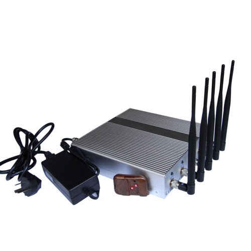 Wifi Jammer + Cell Phone Signal Jammer with Remote Control
