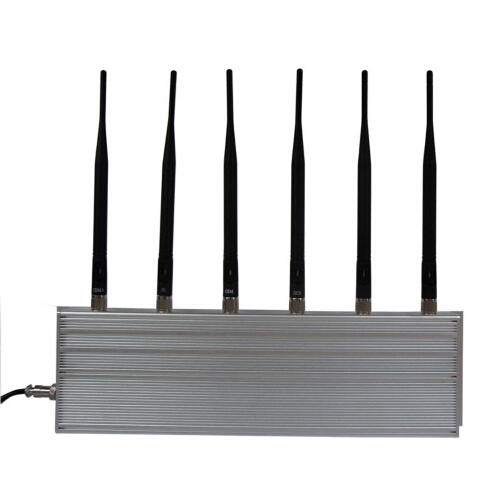 3G Mobile Phone Jammer + 315MHz 433MHz RF Jammer Wall Mounted